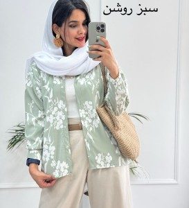 مانتو‌ شومیزی گُلی